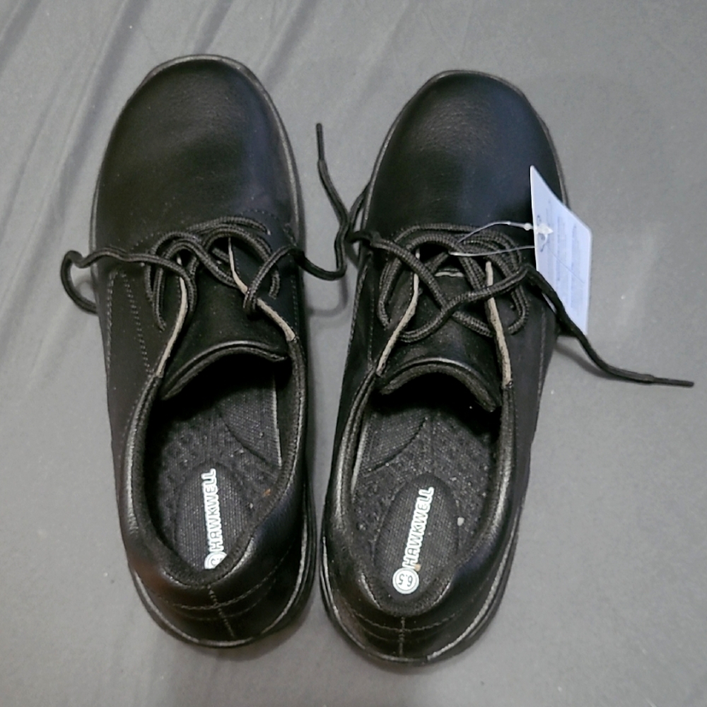 Hawkwell Bregella Black Work Shoes Size 6.5